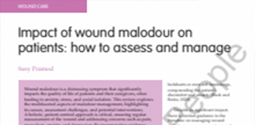 Impact of Wound Malodour on Patients Article