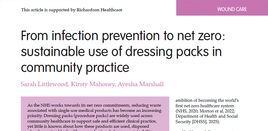 From infection prevention to net zero